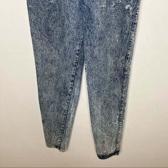 VINTAGE LEVI’S 80’s USA Made Denim Acid Wash Distressed Size 10 Jeans - Picture 4 of 13